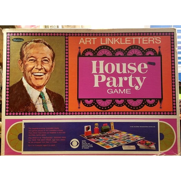 1968 Art Linkletter's House Party Game Incomplete For Parts or Display - Picture 1 of 5